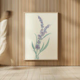 Lavender II by Chris Paschke. shown as over sized large wall art. Available as an archival giclee rolled canvas, fine art paper, or poster print. SKU 55076h.