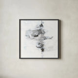 Layered Thinking I by Chris Paschke. Shown in a sleek black glass frame for a contemporary gallery look. Available as an archival giclee rolled canvas, fine art paper, or poster print. SKU 71885a.