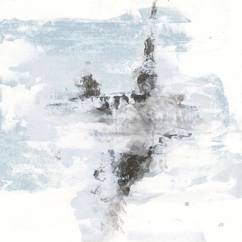 Layered Thinking II with Blue by Chris Paschke. SKU 75529a. Archival Giclee Fine art print for wall decor.