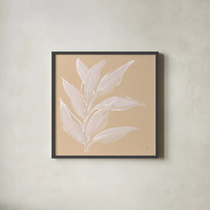 Leaf Study II by Chris Paschke. Shown in a sleek black glass frame for a contemporary gallery look. Available as an archival giclee rolled canvas, fine art paper, or poster print. SKU 66773a.