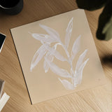 Leaf Study III by Chris Paschke. Shown as a detailed flat fine art print, highlighting archival giclee quality. Available as an archival giclee rolled canvas, fine art paper, or poster print. SKU 66774a.