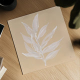 Leaf Study IV by Chris Paschke. Shown as a detailed flat fine art print, highlighting archival giclee quality. Available as an archival giclee rolled canvas, fine art paper, or poster print. SKU 66775a.