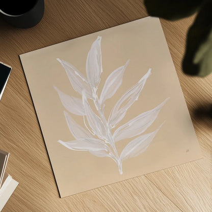Leaf Study IV by Chris Paschke. Shown as a detailed flat fine art print, highlighting archival giclee quality. Available as an archival giclee rolled canvas, fine art paper, or poster print. SKU 66775a.