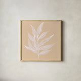 Leaf Study IV by Chris Paschke. Shown in a natural wood glass frame for a timeless modern aesthetic. Available as an archival giclee rolled canvas, fine art paper, or poster print. SKU 66775a.