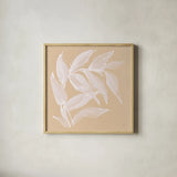Leaf Study VI by Chris Paschke. Shown in a natural wood glass frame for a timeless modern aesthetic. Available as an archival giclee rolled canvas, fine art paper, or poster print. SKU 66777a.
