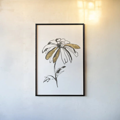 Leafed I by Chris Paschke. shown as a paper print in a black flame. Available as a archival giclee rolled canvas, fine art paper, or poster print. SKU 64196h.