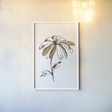 Leafed I by Chris Paschke. shown as a paper print in a white frame. Available as a archival giclee rolled canvas, fine art paper, or poster print. SKU 64196h.
