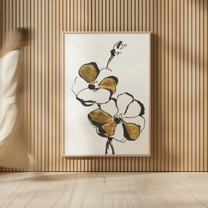 Leafed IV by Chris Paschke. shown as over sized large wall art. Available as an archival giclee rolled canvas, fine art paper, or poster print. SKU 64199h.