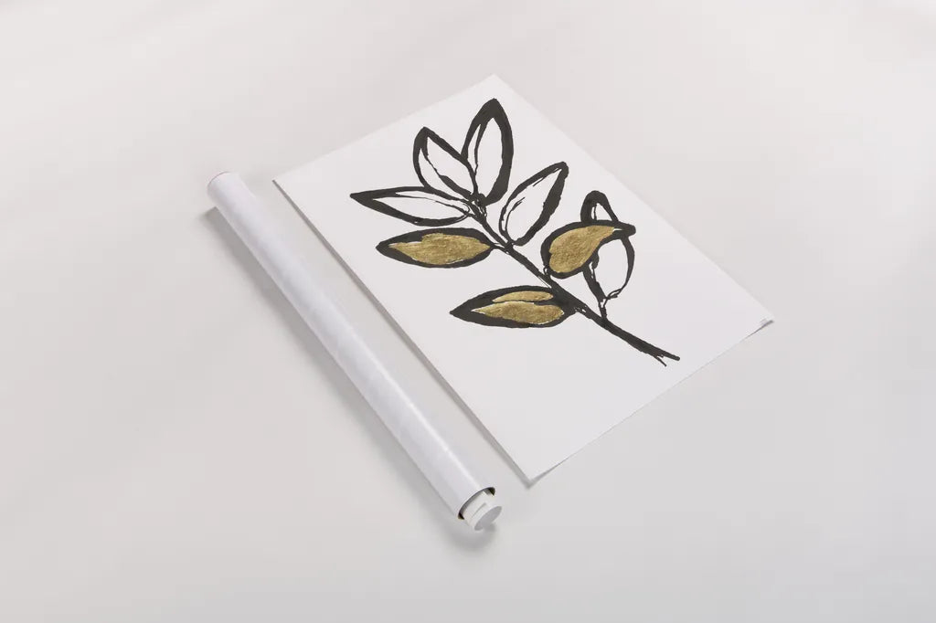 Leafed IX by Chris Paschke. shown as a rolled paper print. Available as archival giclee rolled canvas, fine art paper, or poster print. SKU 64204h.