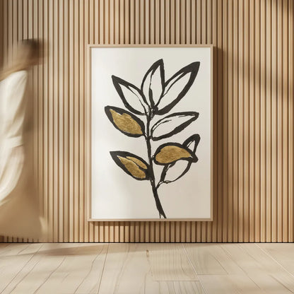 Leafed IX by Chris Paschke. shown as over sized large wall art. Available as an archival giclee rolled canvas, fine art paper, or poster print. SKU 64204h.