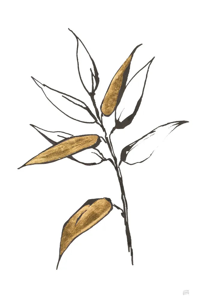 Leafed V by Chris Paschke. SKU 64200h. Archival Giclee Fine art print for wall decor.