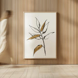 Leafed V by Chris Paschke. shown as over sized large wall art. Available as an archival giclee rolled canvas, fine art paper, or poster print. SKU 64200h.