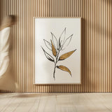 Leafed VI by Chris Paschke. shown as over sized large wall art. Available as an archival giclee rolled canvas, fine art paper, or poster print. SKU 64201h.