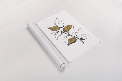 Leafed VIII by Chris Paschke. shown as a rolled paper print. Available as archival giclee rolled canvas, fine art paper, or poster print. SKU 64203h.