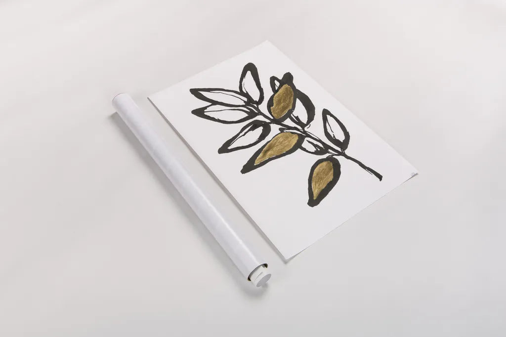 Leafed X by Chris Paschke. shown as a rolled paper print. Available as archival giclee rolled canvas, fine art paper, or poster print. SKU 64205h.