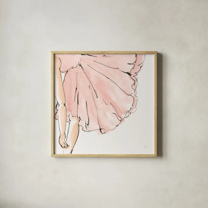 Lets Dance II by Chris Paschke. Shown in a natural wood glass frame for a timeless modern aesthetic. Available as an archival giclee rolled canvas, fine art paper, or poster print. SKU 95425a.