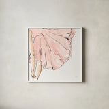 Lets Dance II by Chris Paschke. Shown in a crisp white glass frame for a clean and minimalist style. Available as an archival giclee rolled canvas, fine art paper, or poster print. SKU 95425a.