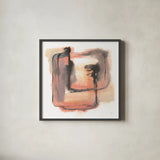 Life Squared I by Chris Paschke. Shown in a sleek black glass frame for a contemporary gallery look. Available as an archival giclee rolled canvas, fine art paper, or poster print. SKU 70675a.