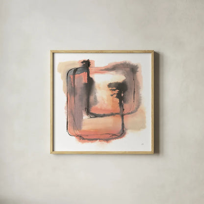 Life Squared I by Chris Paschke. Shown in a natural wood glass frame for a timeless modern aesthetic. Available as an archival giclee rolled canvas, fine art paper, or poster print. SKU 70675a.