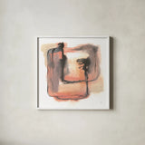 Life Squared I by Chris Paschke. Shown in a crisp white glass frame for a clean and minimalist style. Available as an archival giclee rolled canvas, fine art paper, or poster print. SKU 70675a.