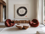 Life is Short by Chris Paschke. Shown as extra-large giant wall art in a modern living room. Available as an archival giclee rolled canvas, fine art paper, or poster print. SKU 1398a.