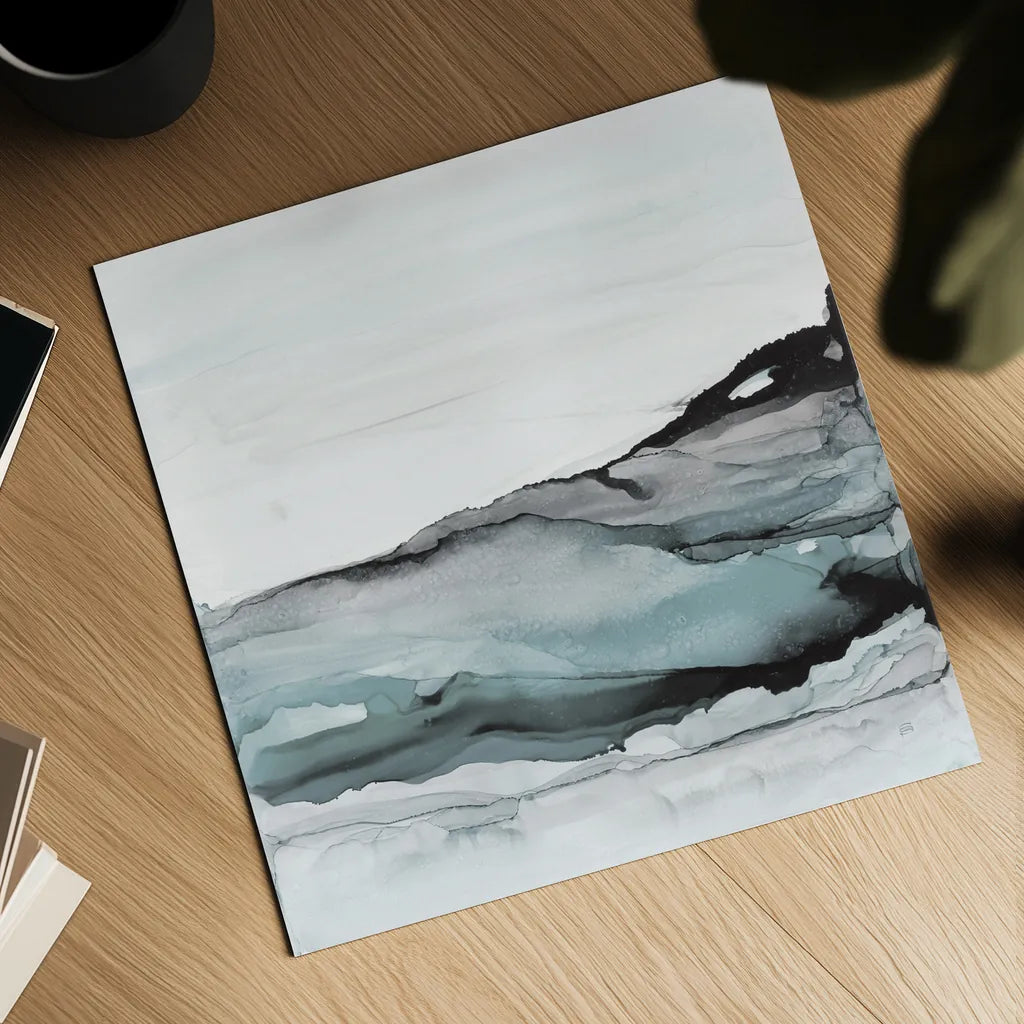 Light Aquascape I by Chris Paschke. Shown as a detailed flat fine art print, highlighting archival giclee quality. Available as an archival giclee rolled canvas, fine art paper, or poster print. SKU 77386a.