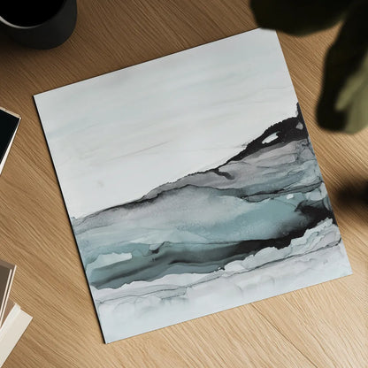 Light Aquascape I by Chris Paschke. Shown as a detailed flat fine art print, highlighting archival giclee quality. Available as an archival giclee rolled canvas, fine art paper, or poster print. SKU 77386a.