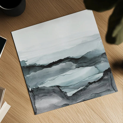 Light Aquascape II by Chris Paschke. Shown as a detailed flat fine art print, highlighting archival giclee quality. Available as an archival giclee rolled canvas, fine art paper, or poster print. SKU 77387a.