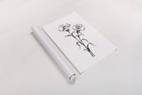 Line Carnation II by Chris Paschke. shown as a rolled paper print. Available as archival giclee rolled canvas, fine art paper, or poster print. SKU 64187h.