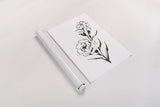 Line Carnation III by Chris Paschke. shown as a rolled paper print. Available as archival giclee rolled canvas, fine art paper, or poster print. SKU 64188h.
