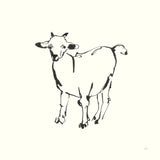 Line Goat by Chris Paschke. SKU 58326a. Archival Giclee Fine art print for wall decor.