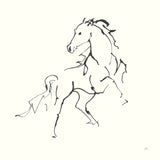 Line Horse IV by Chris Paschke. SKU 62492a. Archival Giclee Fine art print for wall decor.