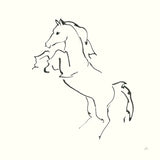 Line Horse IX by Chris Paschke. SKU 62497a. Archival Giclee Fine art print for wall decor.