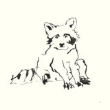Line Raccoon by Chris Paschke. SKU 58329a. Archival Giclee Fine art print for wall decor.