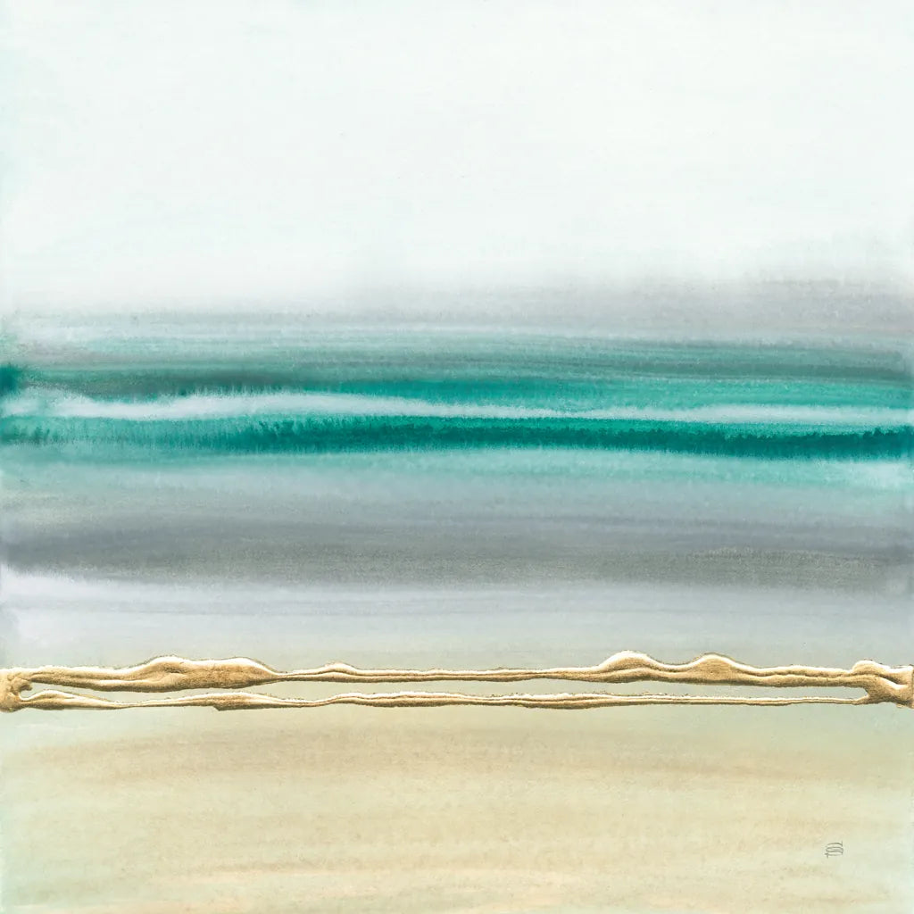 Linear Emerald II by Chris Paschke. SKU 75446a. Archival Giclee Fine art print for wall decor.