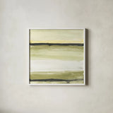 Lines in the Sand BWG by Chris Paschke. Shown in a crisp white glass frame for a clean and minimalist style. Available as an archival giclee rolled canvas, fine art paper, or poster print. SKU 57003a.