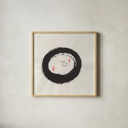 Listen To The Sile by Chris Paschke. Shown in a natural wood glass frame for a timeless modern aesthetic. Available as an archival giclee rolled canvas, fine art paper, or poster print. SKU 39138a.