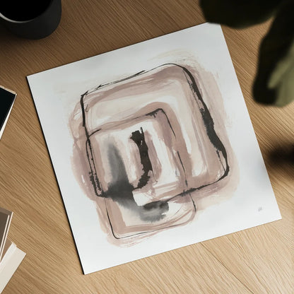 Lost in Squares III by Chris Paschke. Shown as a detailed flat fine art print, highlighting archival giclee quality. Available as an archival giclee rolled canvas, fine art paper, or poster print. SKU 70673a.