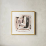 Lost in Squares IV by Chris Paschke. Shown in a natural wood glass frame for a timeless modern aesthetic. Available as an archival giclee rolled canvas, fine art paper, or poster print. SKU 70674a.