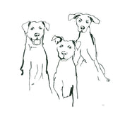 Lovable Mutts I by Chris Paschke. SKU 63401a. Archival Giclee Fine art print for wall decor.