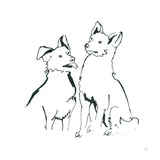 Lovable Mutts VI by Chris Paschke. SKU 63406a. Archival Giclee Fine art print for wall decor.