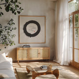 Love Completely by Chris Paschke. Shown in a natural wood frame in a cozy modern living room. Available as an archival giclee rolled canvas, fine art paper, or poster print. SKU 39139a.