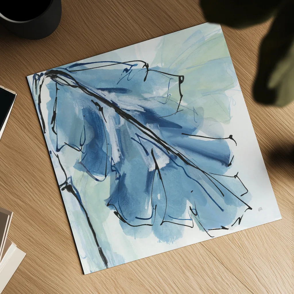 Luxe Banana Leaf IV by Chris Paschke. Shown as a detailed flat fine art print, highlighting archival giclee quality. Available as an archival giclee rolled canvas, fine art paper, or poster print. SKU 84579a.