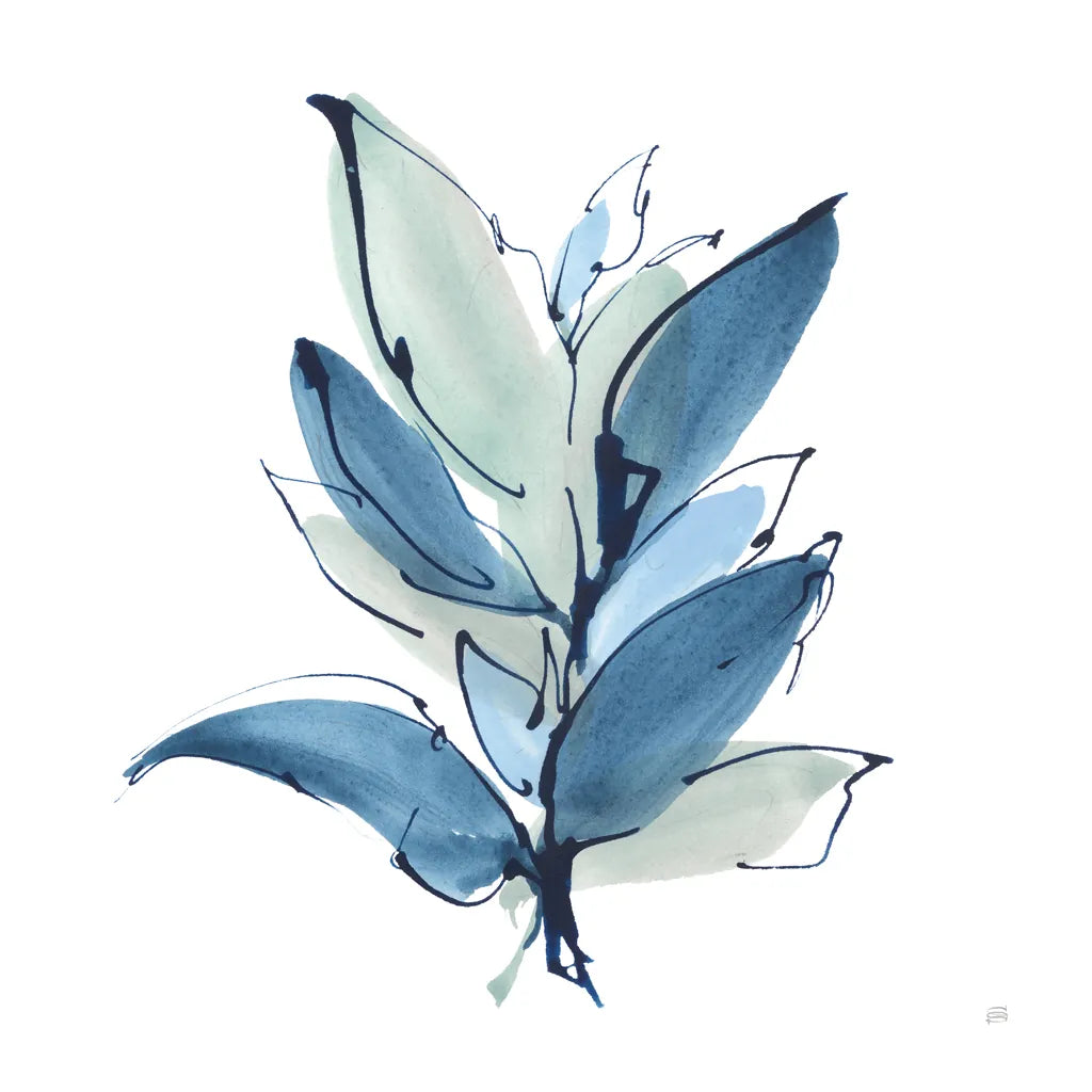 Luxe Leaf II by Chris Paschke. SKU 84573a. Archival Giclee Fine art print for wall decor.