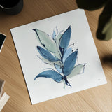 Luxe Leaf II by Chris Paschke. Shown as a detailed flat fine art print, highlighting archival giclee quality. Available as an archival giclee rolled canvas, fine art paper, or poster print. SKU 84573a.