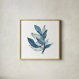 Luxe Leaf IV by Chris Paschke. Shown in a natural wood glass frame for a timeless modern aesthetic. Available as an archival giclee rolled canvas, fine art paper, or poster print. SKU 84575a.