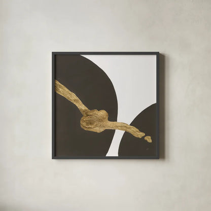 Makeover IV by Chris Paschke. Shown in a sleek black glass frame for a contemporary gallery look. Available as an archival giclee rolled canvas, fine art paper, or poster print. SKU 94384a.