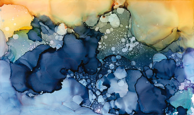 Manipulated Blue I by Chris Paschke