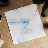 Marble Blue II by Chris Paschke. Shown as a detailed flat fine art print, highlighting archival giclee quality. Available as an archival giclee rolled canvas, fine art paper, or poster print. SKU 92790a.