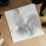 Marble Grey I by Chris Paschke. Shown as a detailed flat fine art print, highlighting archival giclee quality. Available as an archival giclee rolled canvas, fine art paper, or poster print. SKU 92785a.